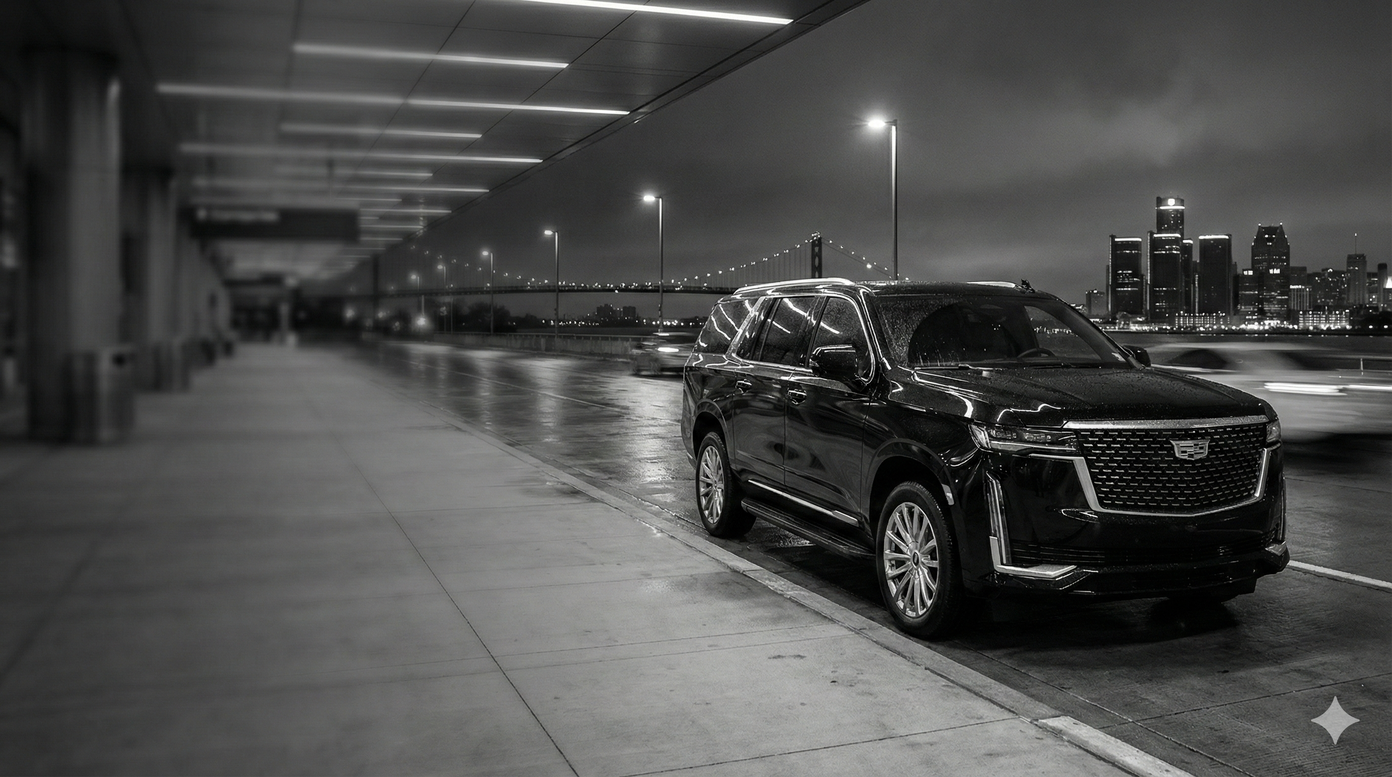 Car service for Detroit to Windsor and Canada cross-border transportation